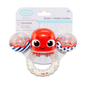 Little Tikes Baby - Shake 'n Rattle Crabbie Ring, Red