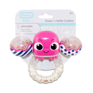 Little Tikes-Shake 'N Rattle Crabbie-Pink