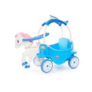 Little Tikes Princess Horse & Carriage Frosty Blue Ride On