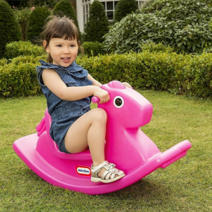 Rocking Horse Active Game for Toddlers pink