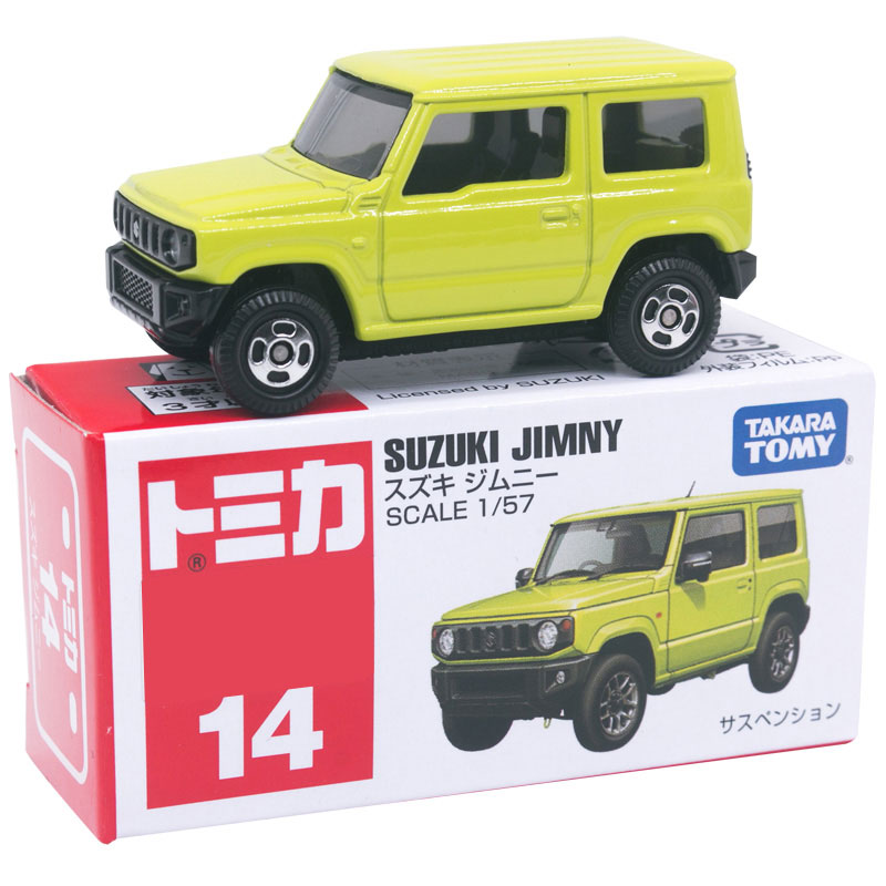 Takara-Tomy-Tomica-No-14-Suzuki-Jimny-Green-Scale-1-57-Diecast-Mini-Car-Model-Toys