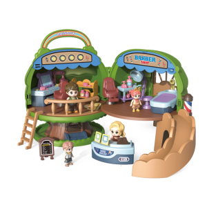 Musical Barber Tree House With lights