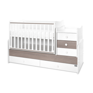 Lorelli Bed MAXI PLUS White Coffee