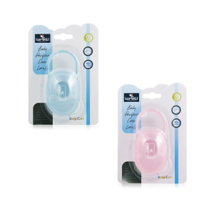 Baby Pacifier Case LORELLI - BLUE AND PINK - PACKAGING