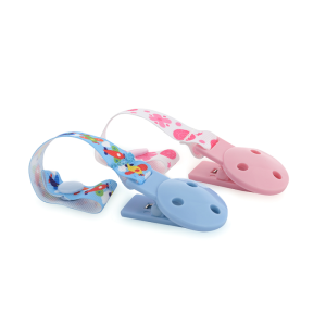 Pacifier Holder blue or pink