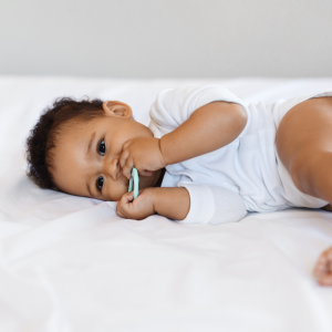 Baby with Water filled teethers
