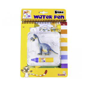 Art & Fun Water Pen Dino Colouring Book