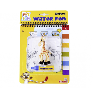 Art & Fun Water Pen Safari Coloring Book