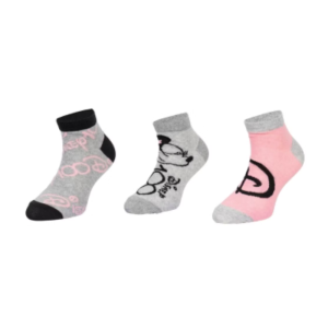 Disney Mickey & Minnie – Sneaker Sock (3 Pack)
