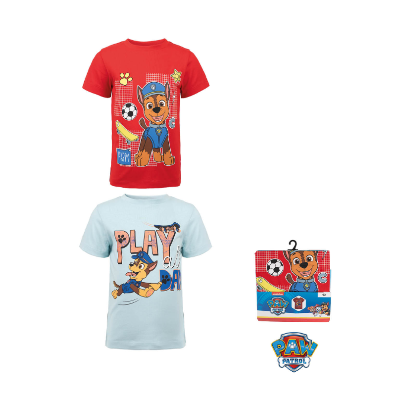 Paw Patrol – T-shirt- blue and red - TEESHIRT