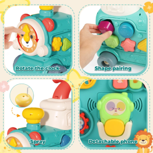 Multifunctional 3 in 1 Baby Walker Train