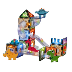 Magnetic building blocks with light