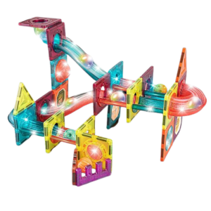 Light Magnetic Tiles 65 pcs