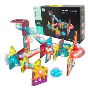 Light Magnetic Tiles 65 pcs