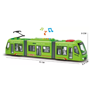 Tram with friction sounds and lights