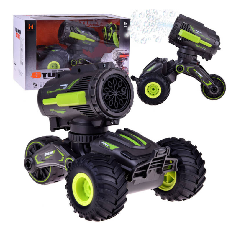 Stunt Car Blows Soap Bubbles