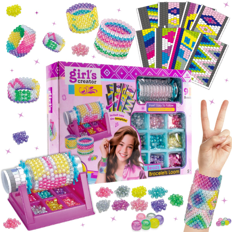 Girl’s Creator Beads Bracelets Loom