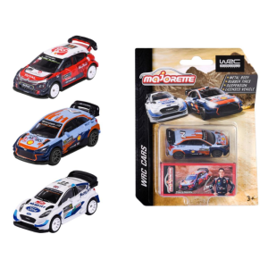 Majorette Racing WRC Assortment, 3 asst